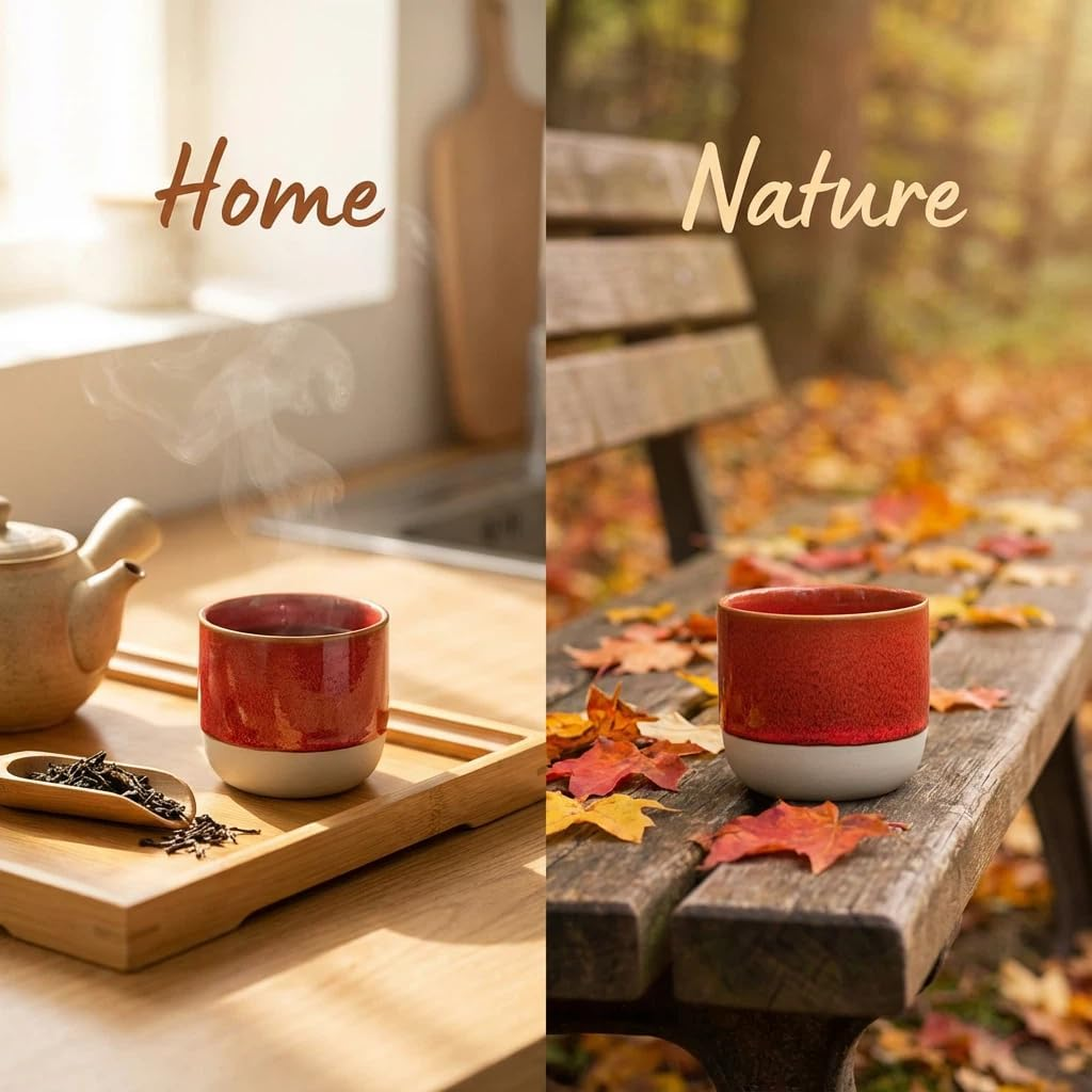 Japanese Ceramic Tea Cup Set - Image 5