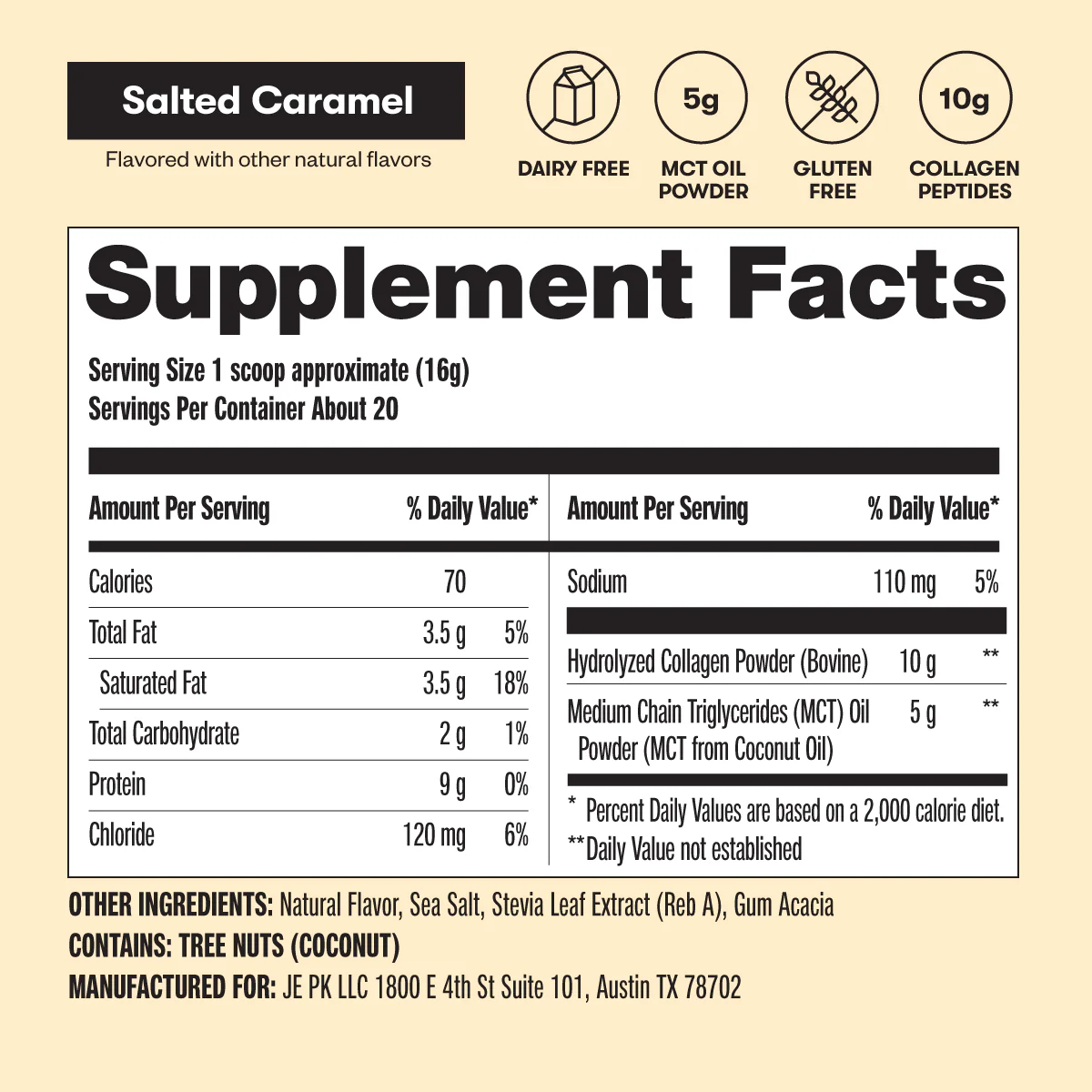PureGrass™ Grass-Fed Collagen Peptides + MCT Brain Boost - Image 4