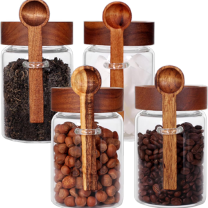 PureLeaf Glass Tea Storage Canister Set