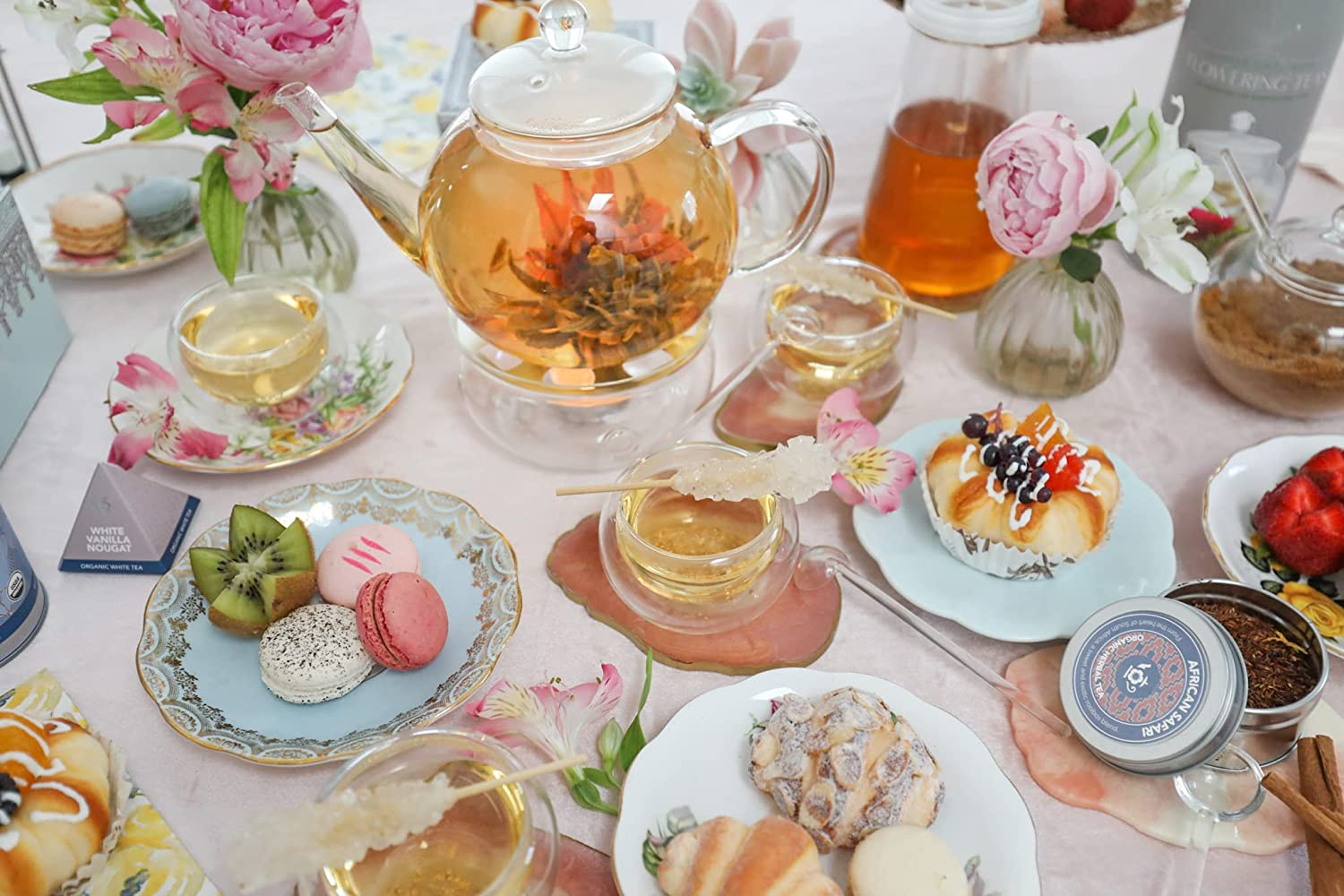 Teabloom Premium Glass Teapot Warmer - Image 2