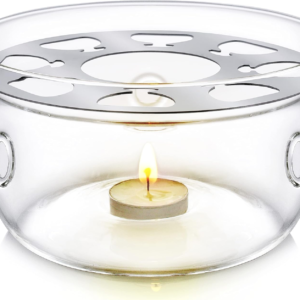 Teabloom Premium Glass Teapot Warmer