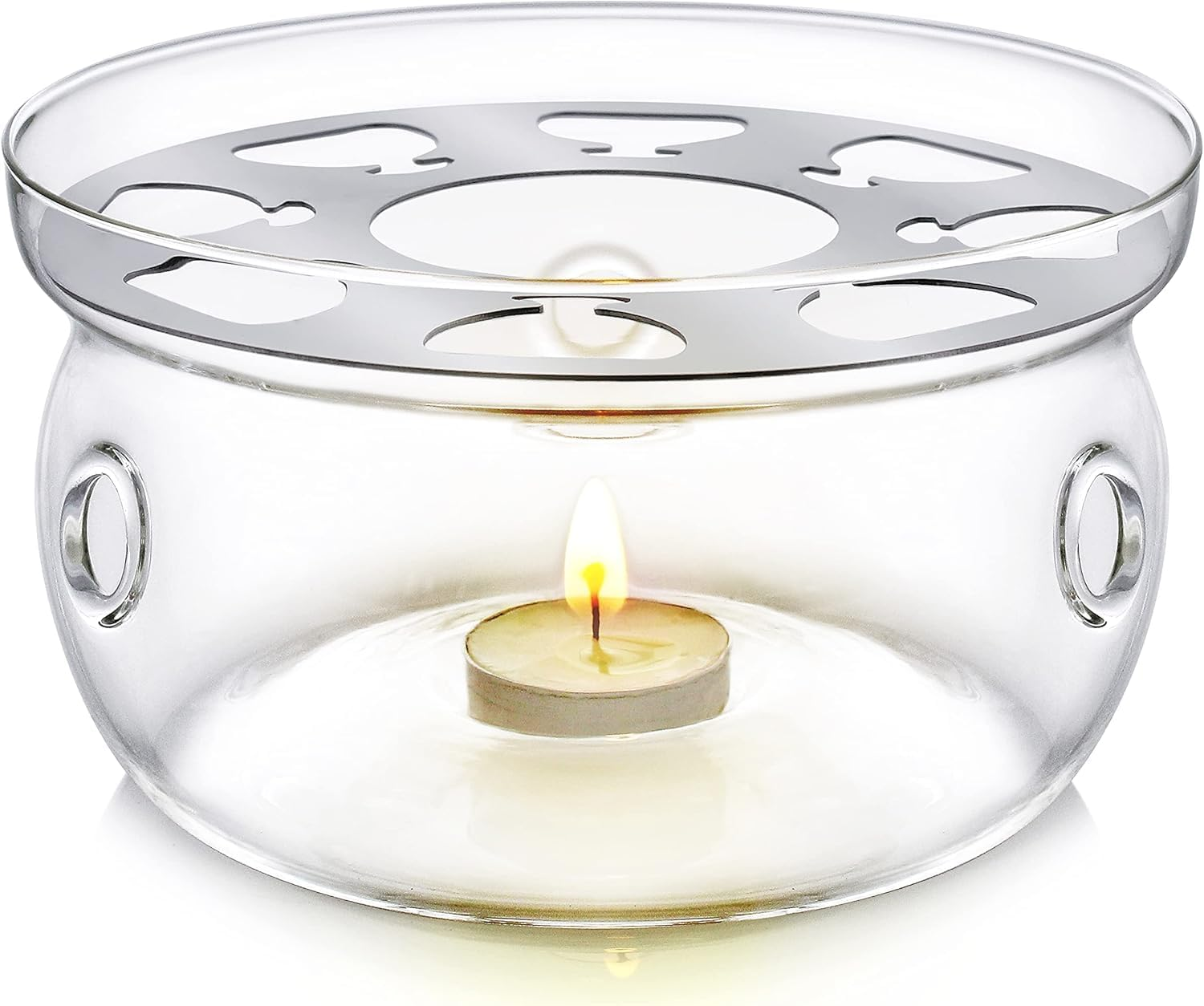 Teabloom Premium Glass Teapot Warmer