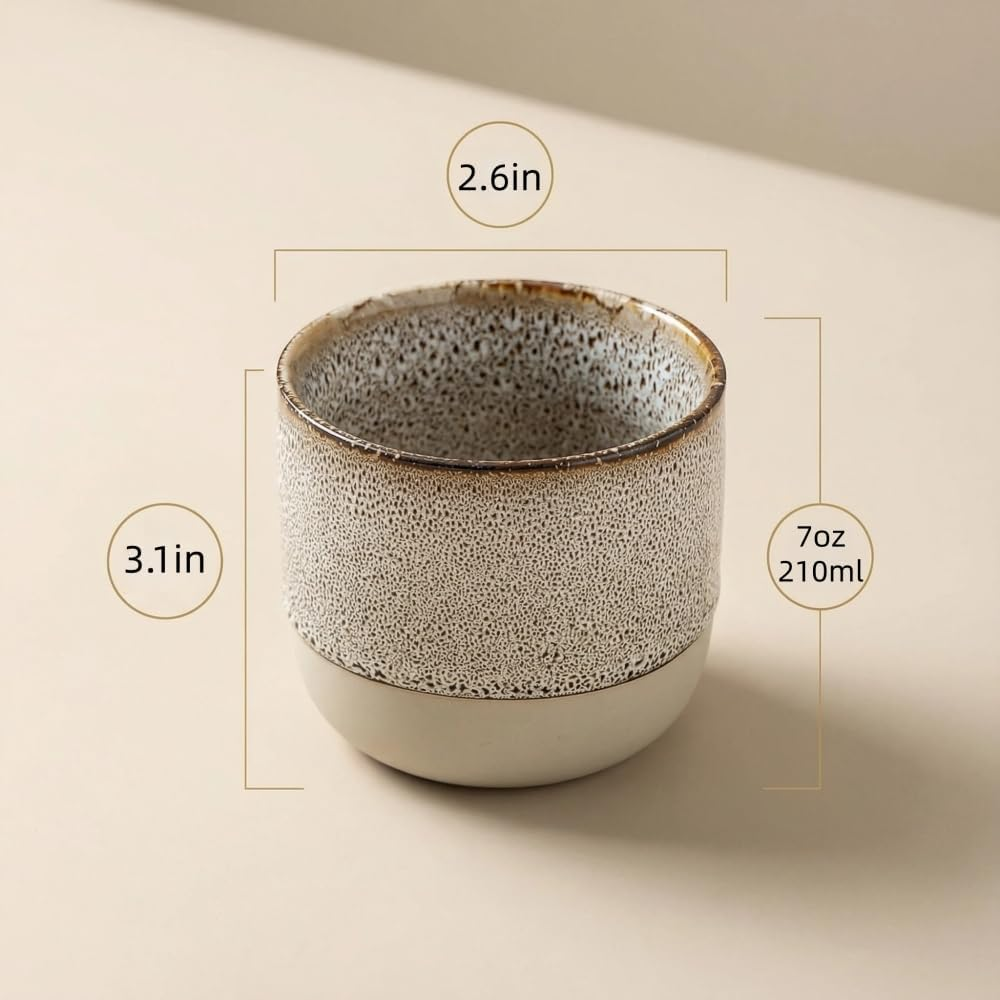 Japanese Ceramic Tea Cup Set - Image 3